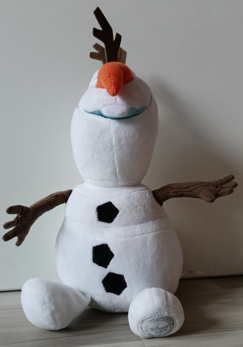 Disney Store Frozen kraina lodu bałwanek Olaf maskotka Pieczątka 30cm