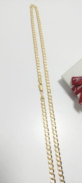 Łańcuszek złoty 585 splot pancerka