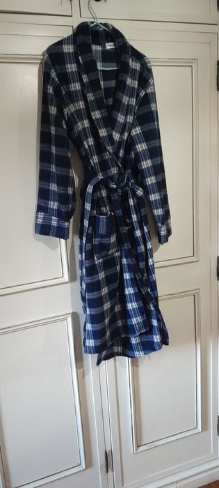 Robe comprido de cinto com bolsos L unisexo