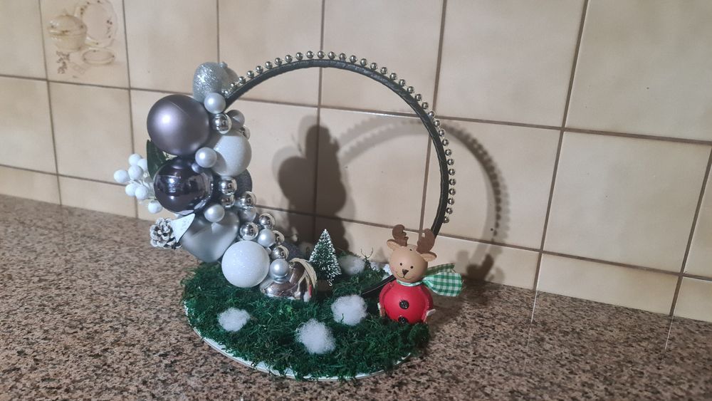 Arranjos natal feitos a mão