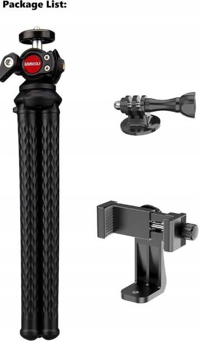 Lammcou elastyczny statyw do telefonu i GoPro z uchwytem XL