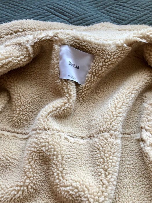 Bershka kożuch damski M nowy z metką