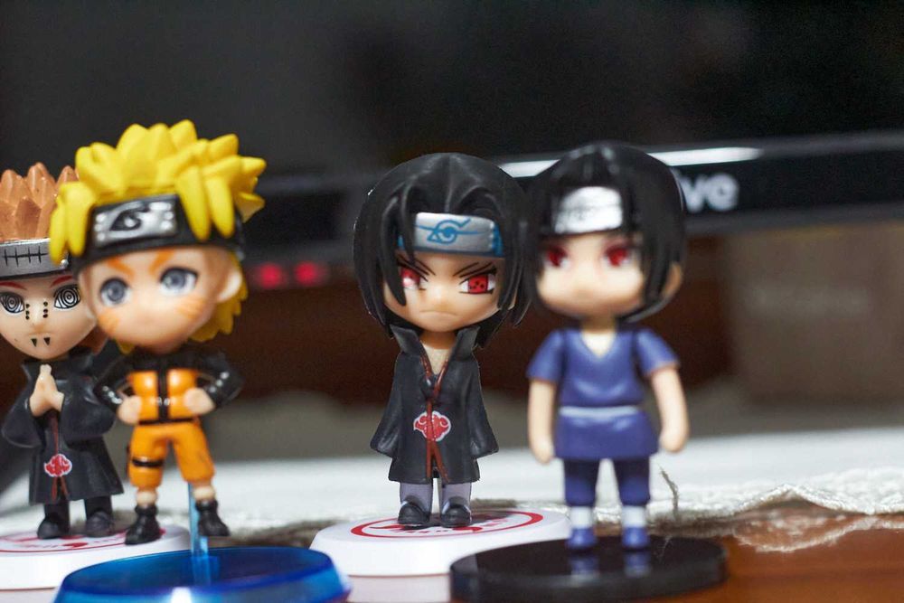 Figuras Naruto Shippuden e Akatsuki