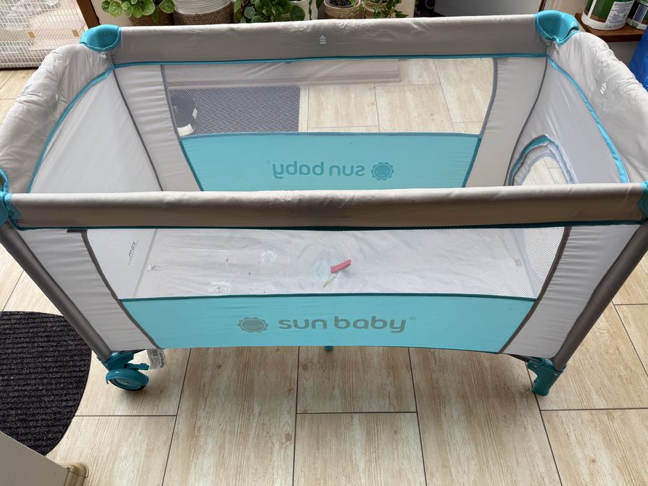 Łóżeczko turystyczne Sun Baby + materac