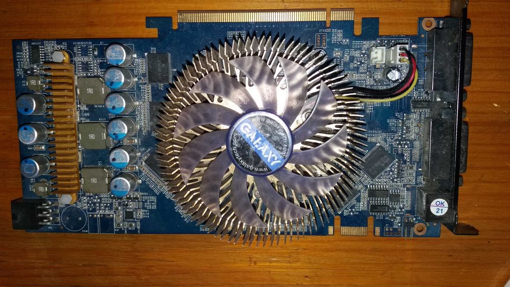 karta grafiki galaxy GF9600GT sprawna