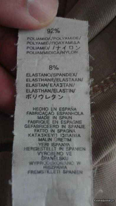 Top de senhora bege Zara Basics