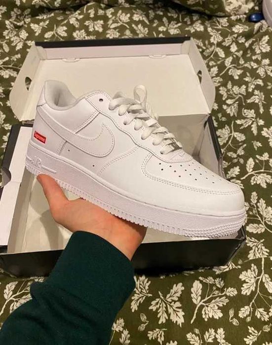 Buty Nike air force 1 Biały Supreme buty force 1 NOWE 43