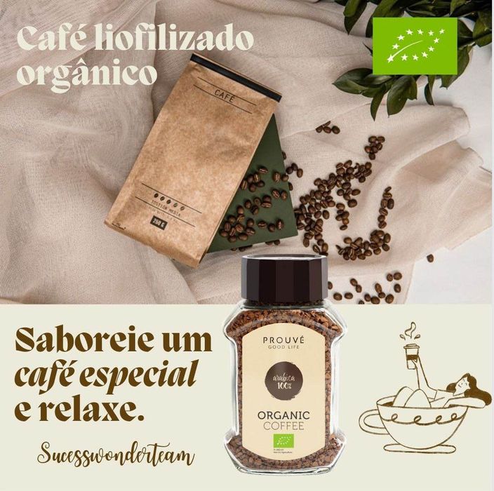 Café solúvel prove