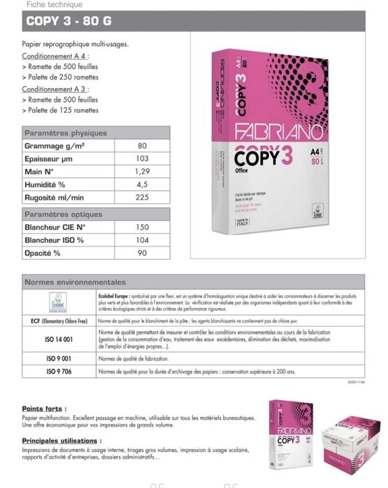 Resmas Papel impressao A4