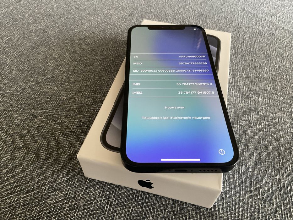 Iphone 12 64gb black в ідеальному стані