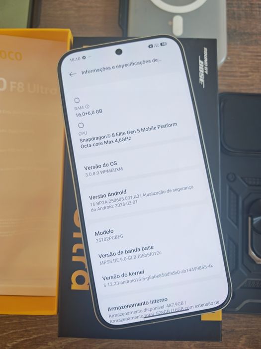 Xiaomi Poco F8 Ultra 5G  6.9" 16GB/512GB Denim Blue Seminobo C/Garantia  Aceito Retomas