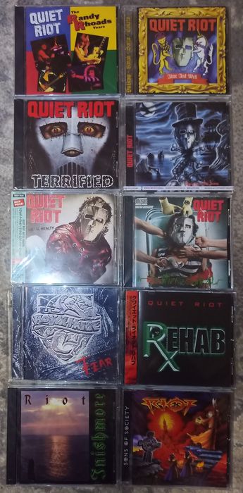 AC/DC. Krokus. Quiet Riot. Royal Hunt. Riot. Geordie. Фірмовi CD