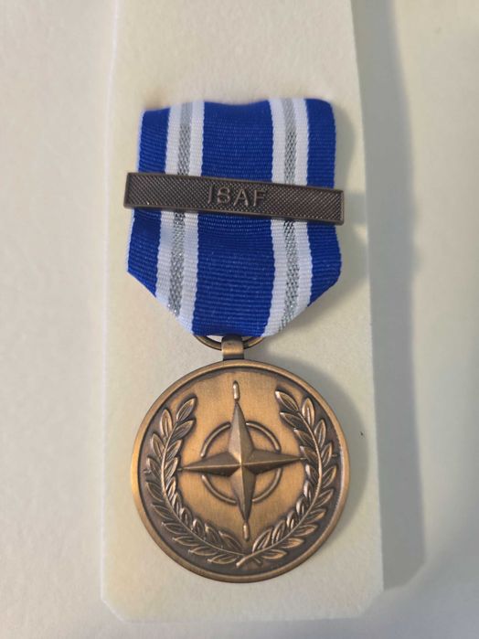 Medal ISAF Afganistan z Certyfikatem