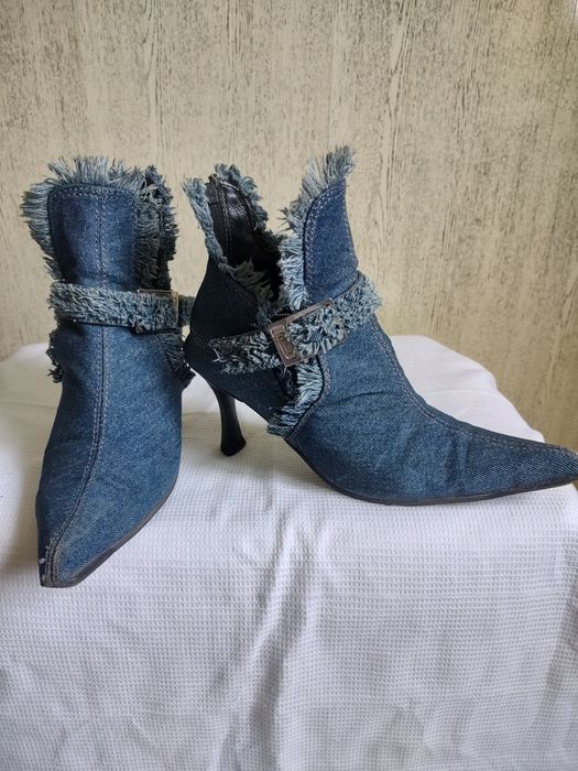 Джинсові ботіночки жіночі
