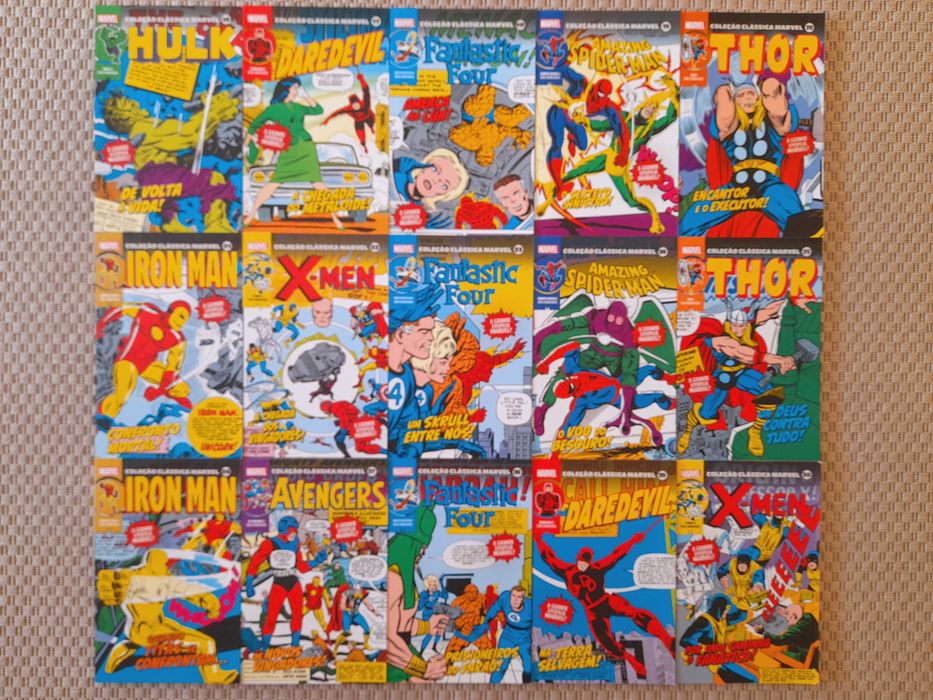 Coleção Clássica Marvel volumes 1 a 30
