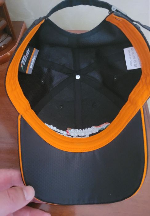 Кепка Sahara Force India F1 Team Black Carbon з автографом