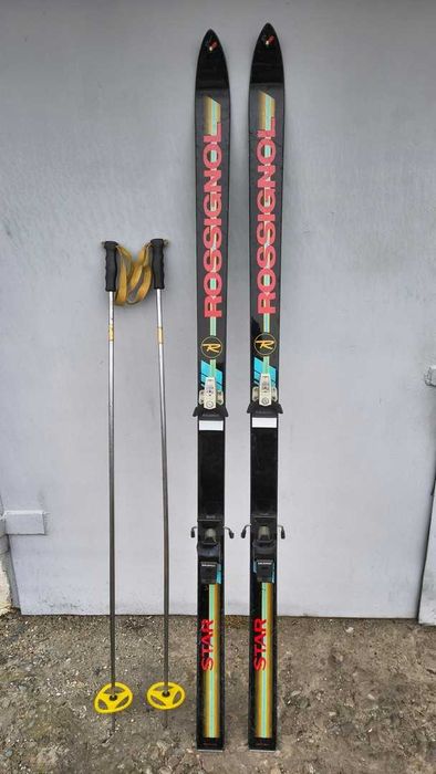 Лижі "Rossignol" з чохлом, палками та ботами "Solomon", роз.42.