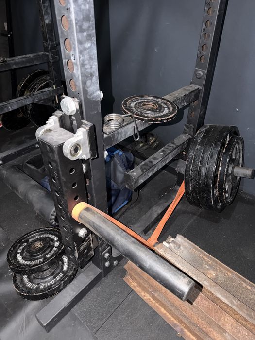 Powerlifting Rack usado + extras