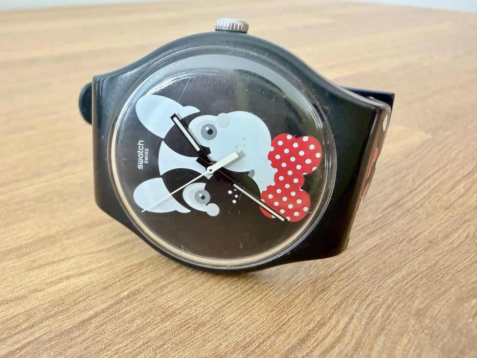 Relogio swatch bulldog frances