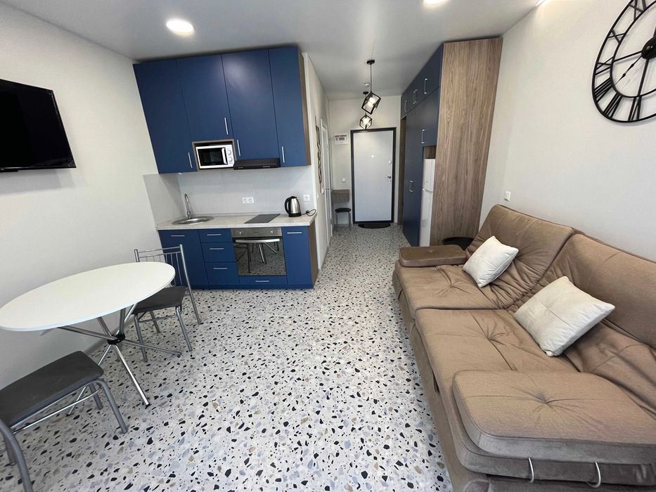 Сдам 1-комнатную квартиру студию ЖК Олимпиец, пр. Шевченко парк Победы