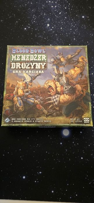 Blood Bowl Menadżer Drużyny Gra Karciana + Nieczyste Zagrania + Nagła