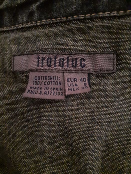 Джинсовый плащ trafaluc 46-48р