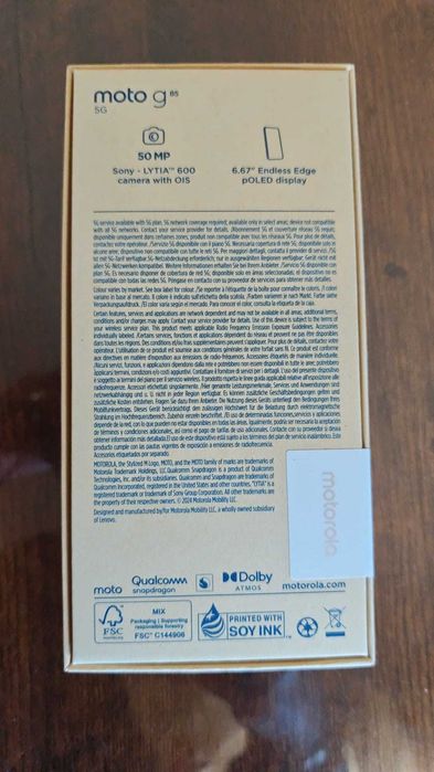 Motorola G85 12GB 256GB Urban grey (NOVO, cx aberta))