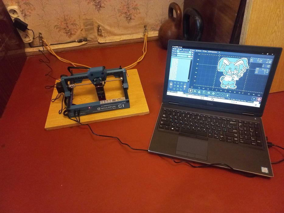 Лазерный гравер Sculpfun C1 3W