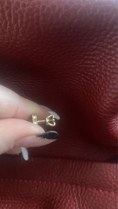 Золотые серьги Ван Клифф