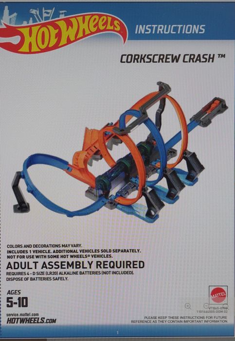 HotWheels corckscrew crash
Triple Looping