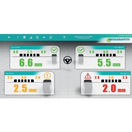 Beissbarth Easy Tread automatyczny pomiar bieżnika opon