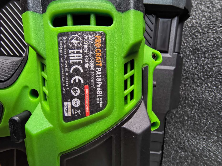 Ударний шуруповерт 180Nm Procraft Pa18ProBL