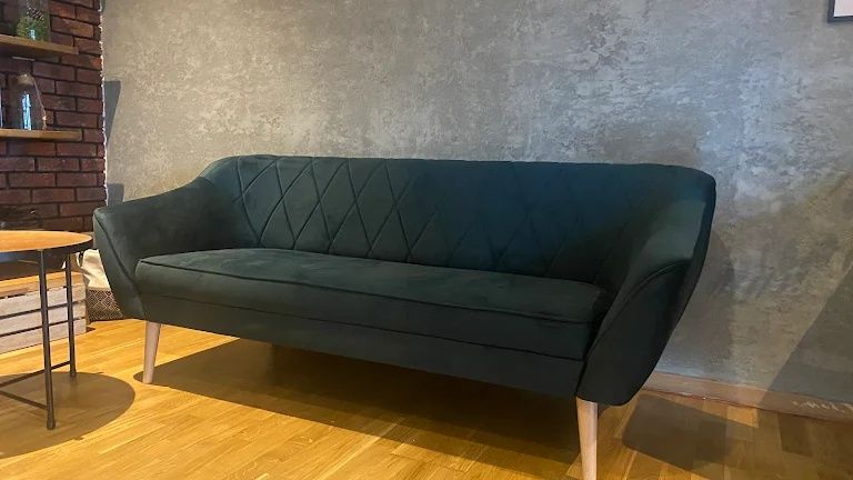 Sofa Gloria sprzedam 3 osobowa butelkowa zieleń