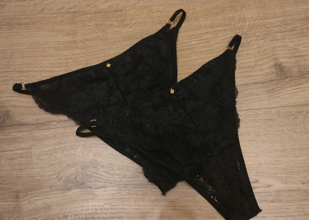 Zestaw 2 sztuki figi damskie czarne nowe rozmiar S