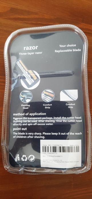 Maszynka do golenia razor + 19 ostrzy