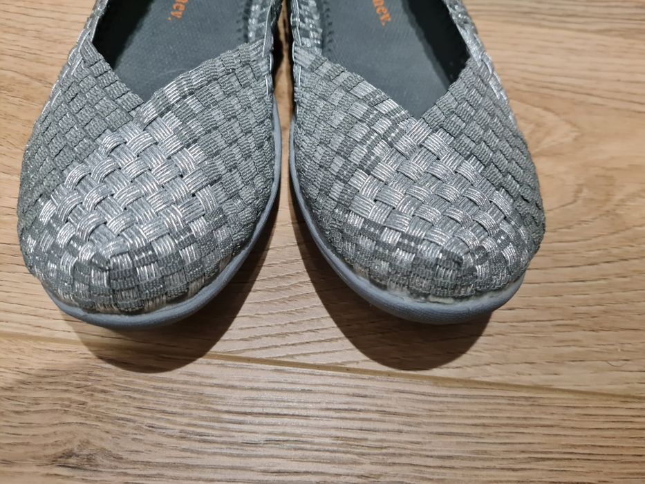 Sapatilhas prateadas