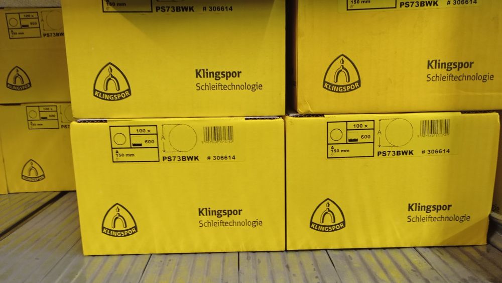 Klingspor  круг шліфувальні 150 мм / 120:240:400:600:800:1200 зернисті