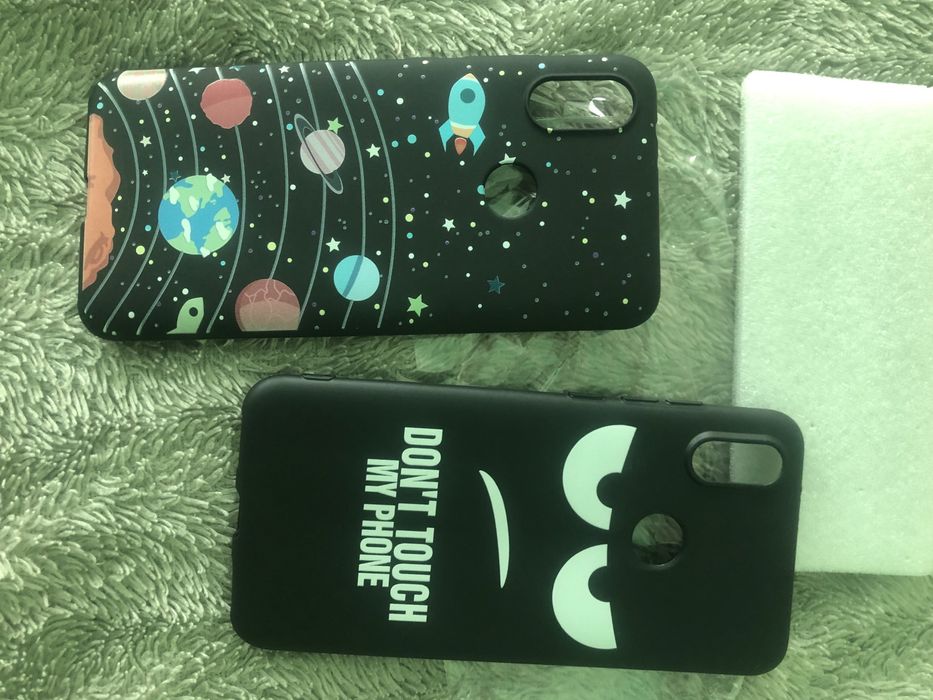 Чохли чорні з малюнком mi а2