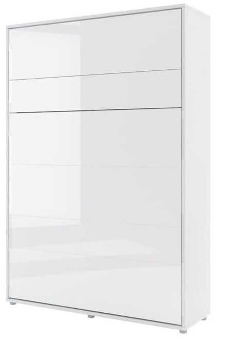 Łóżko chowane w szafie 140x200 półkotapczan pionowy BC-01