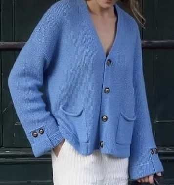 Big Size wiosenny kardigan do dzinsów i sukienek