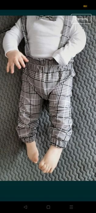 Spodnie w kratkę