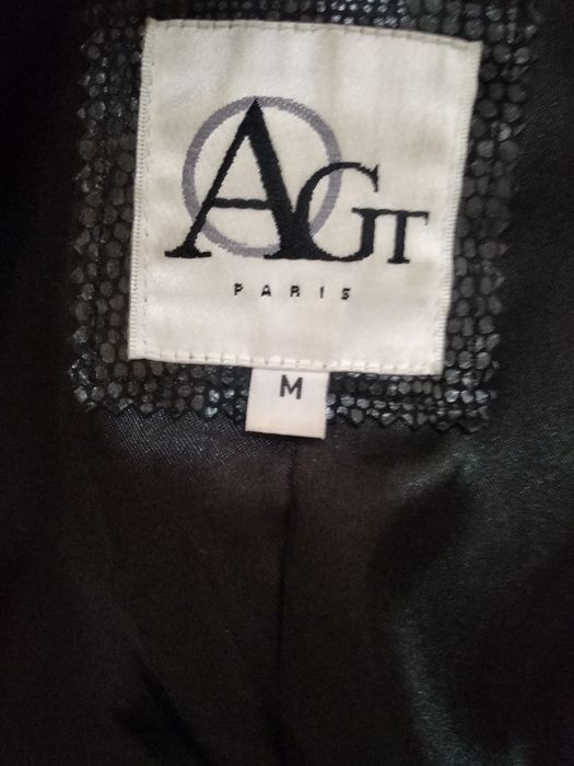 Casaco em pele genuína