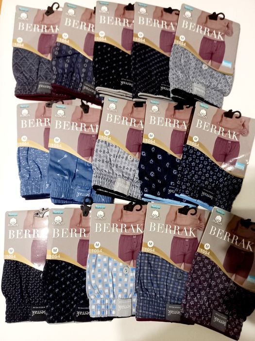 Трусы семейные Berrak чоловічі семейні 100 % коттон Турция натуральные