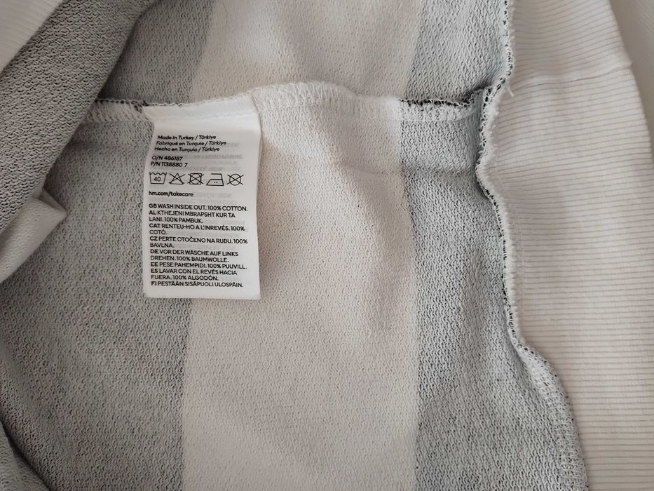 Sweatshirt às riscas H&M