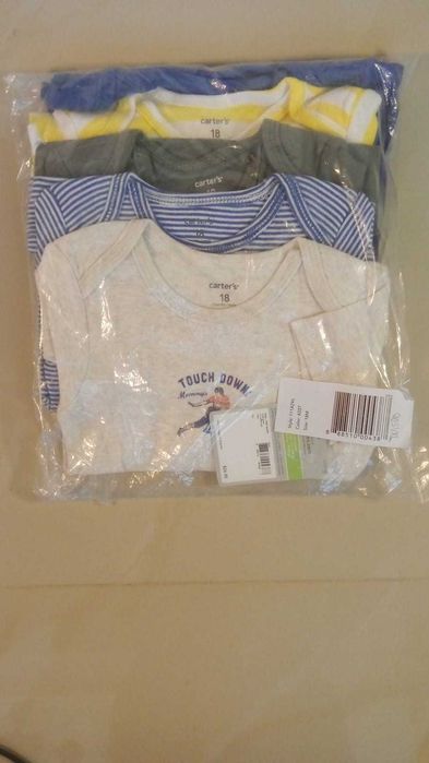 Набір дитячих боді Carters 9м, 12м 18м, бодік, бодик, картерс Carter’s