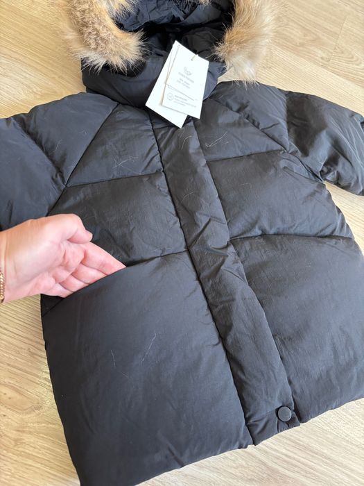 Пуховик ZARA 50% перо ТА 50% пух Water Repellent