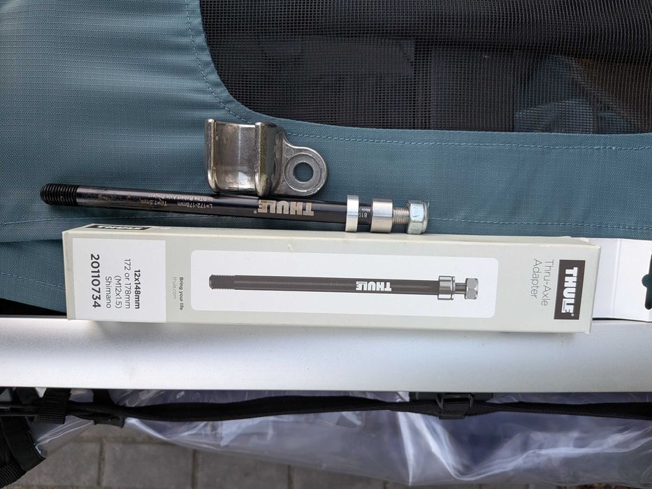Adapter przyczepka Thule sztywna oś boost 12x148 172 or 178mm M12x1.5