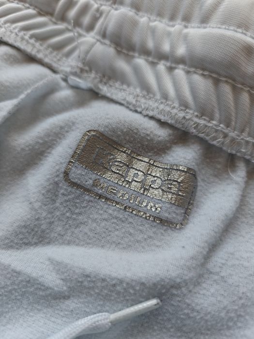 Spodnie dresowe dresy białe Kappa vintage coquette M 38 L XL 40 42
