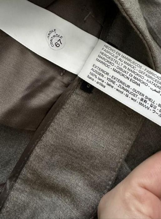 Брюки з вовни Massimo Dutti