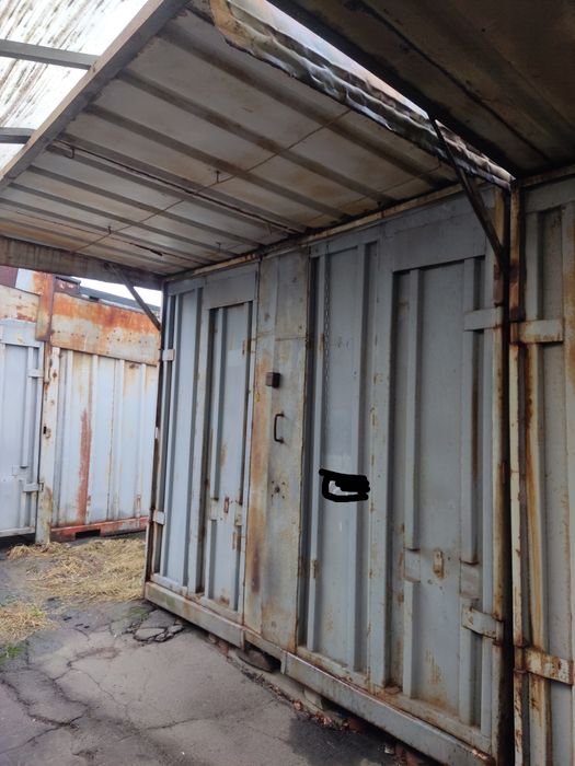 Контейнер з грубого металу(залізничний)